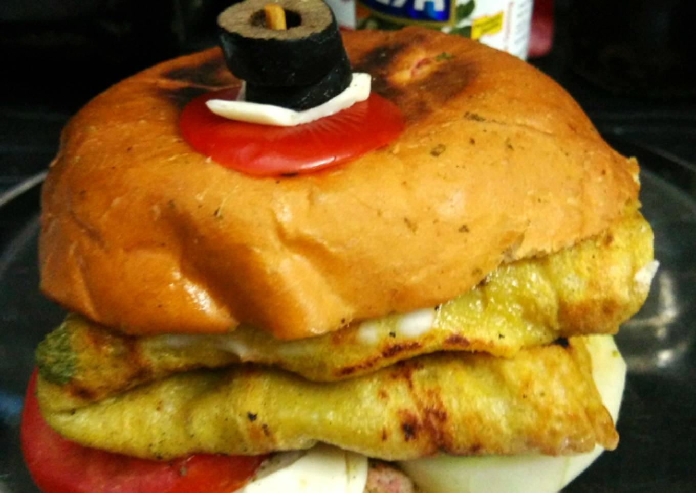Whole wheat chila Burger