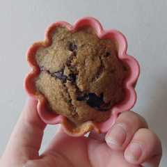 Una foto de Muffin arándanos