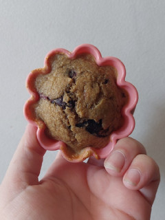 Una foto de Muffin arándanos