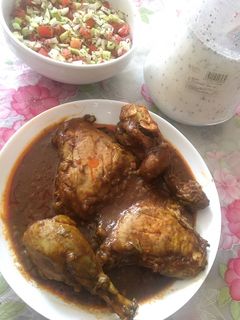 عکسی از دستور مرغ ترش