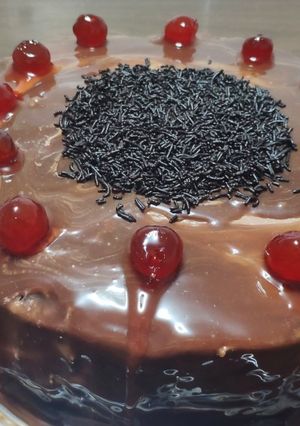 Φωτογραφία της συνταγής Τούρτα Chocolate- Caramel Mirror Glaze