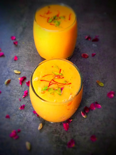 A picture of Mango lassi.