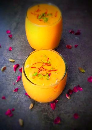 A picture of Mango lassi.