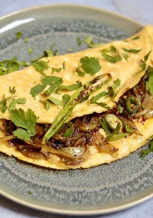 A picture of Spicy Masala Omelette.