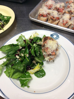 A picture of Cranberry Almond mixed Salad.