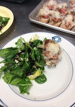 A picture of Cranberry Almond mixed Salad.