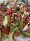 Ensalada con filetes de lomo a la plancha