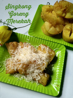 Foto resep Singkong goreng merekah