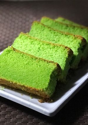 Foto resep Sponge cake pandan oatmeal