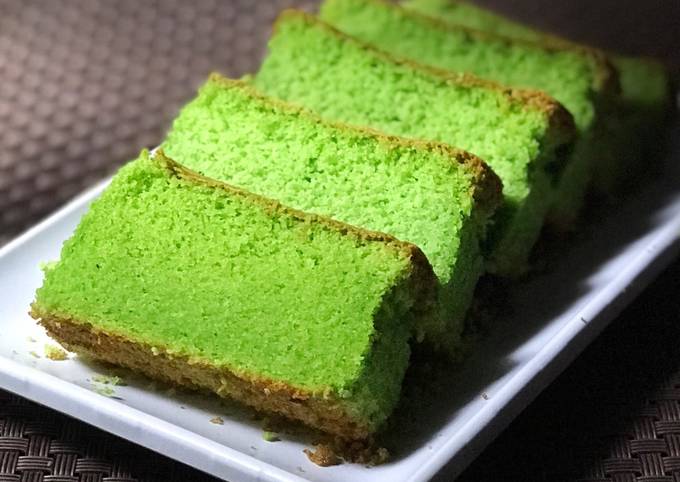 Cara membuat Sponge cake pandan oatmeal Cara membuat Sponge cake pandan oatmeal