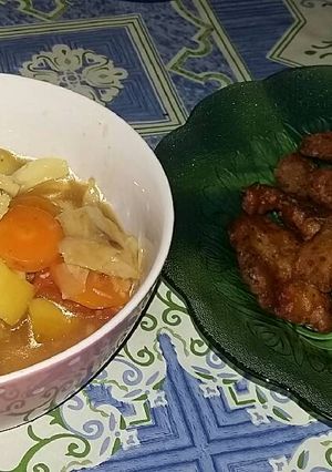 Foto resep Nila goreng tepung + saus sop