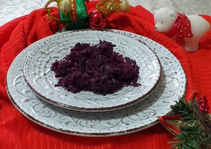 Guida passo passo a Preparare Fatto in casa super veloce Rødkål - Cavolo rosso in agrodolce