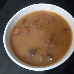 A picture of Pazham payasam /banana kheer.
