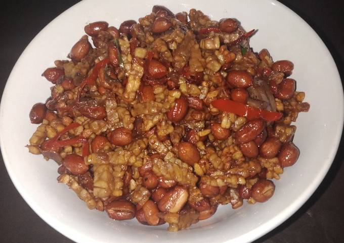 Bagaimana Menyiapkan Kering tempe kacang Anti Gagal