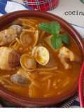 Cazuela de fideos con pintarroja