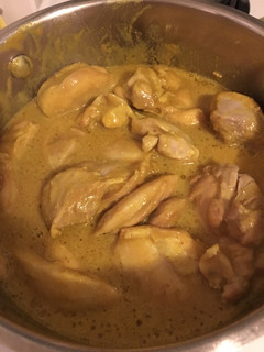 A picture of Coconut curry chicken.