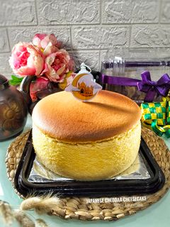 Foto resep Japanese cheddar cheesecake