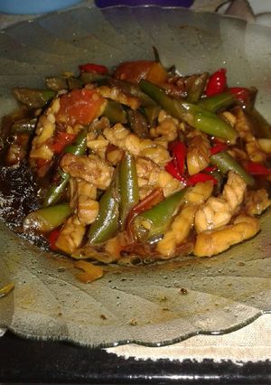Foto resep Oseng buncis&tempe saus tiram