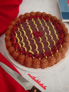 عکسی از دستور کیک کاپوچاکلت