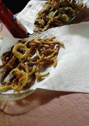 Una foto de Aritos de cebolla