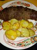 Rollo de Carne con Verduras y ají