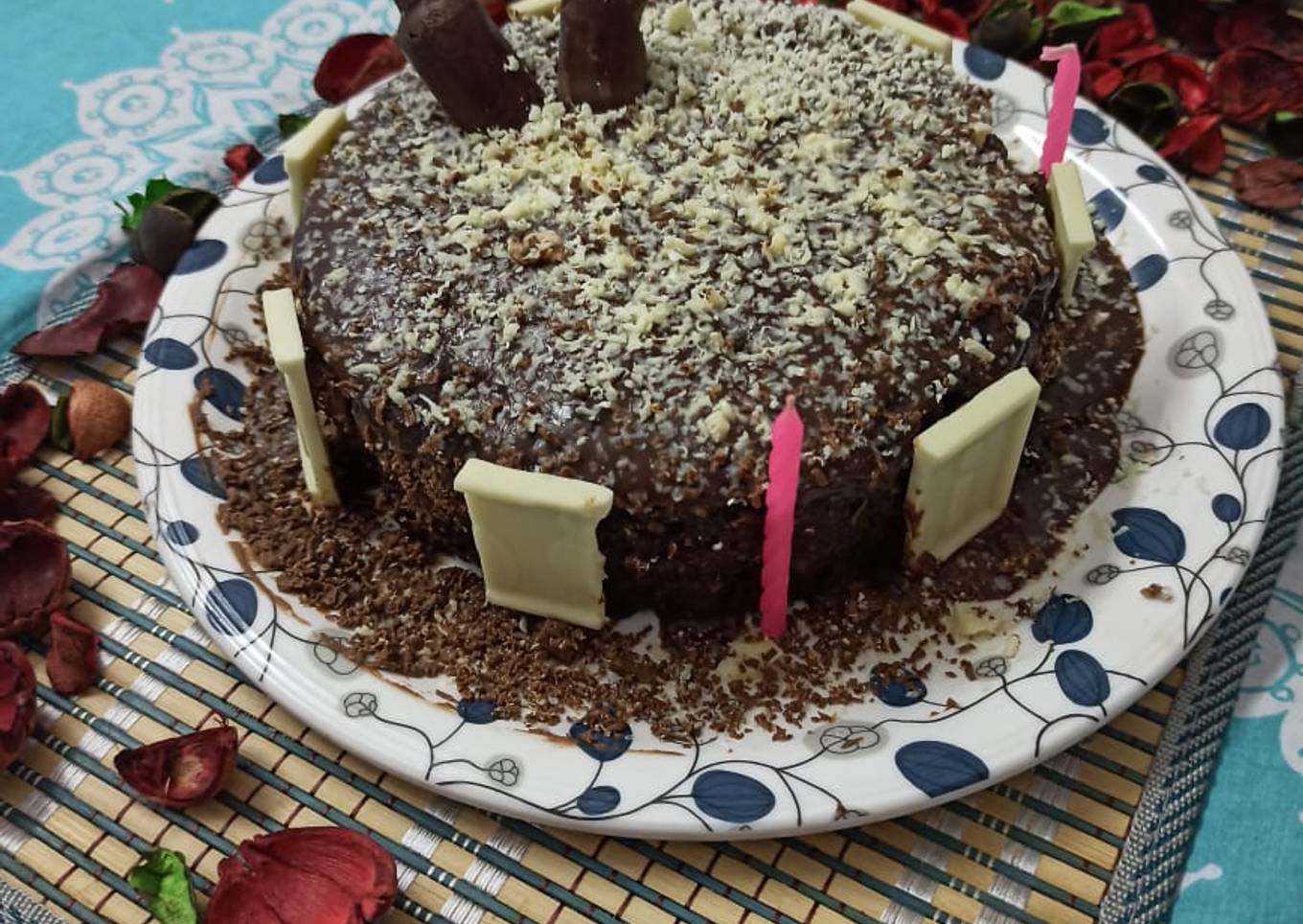 Chocolate cake in pressure cooker