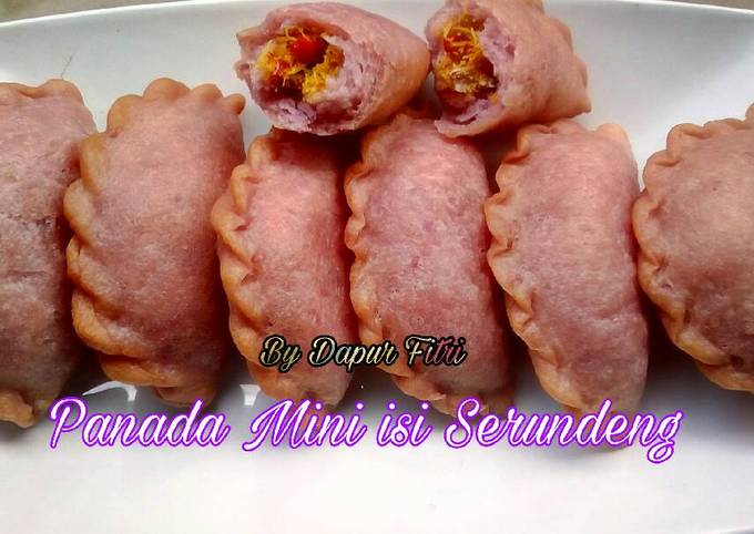 Ternyata ini loh! Resep bikin Panada Mini Ubi Ungu isi Serundeng yang sempurna
