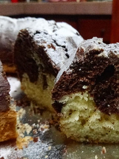 Una foto de Budín marmolado