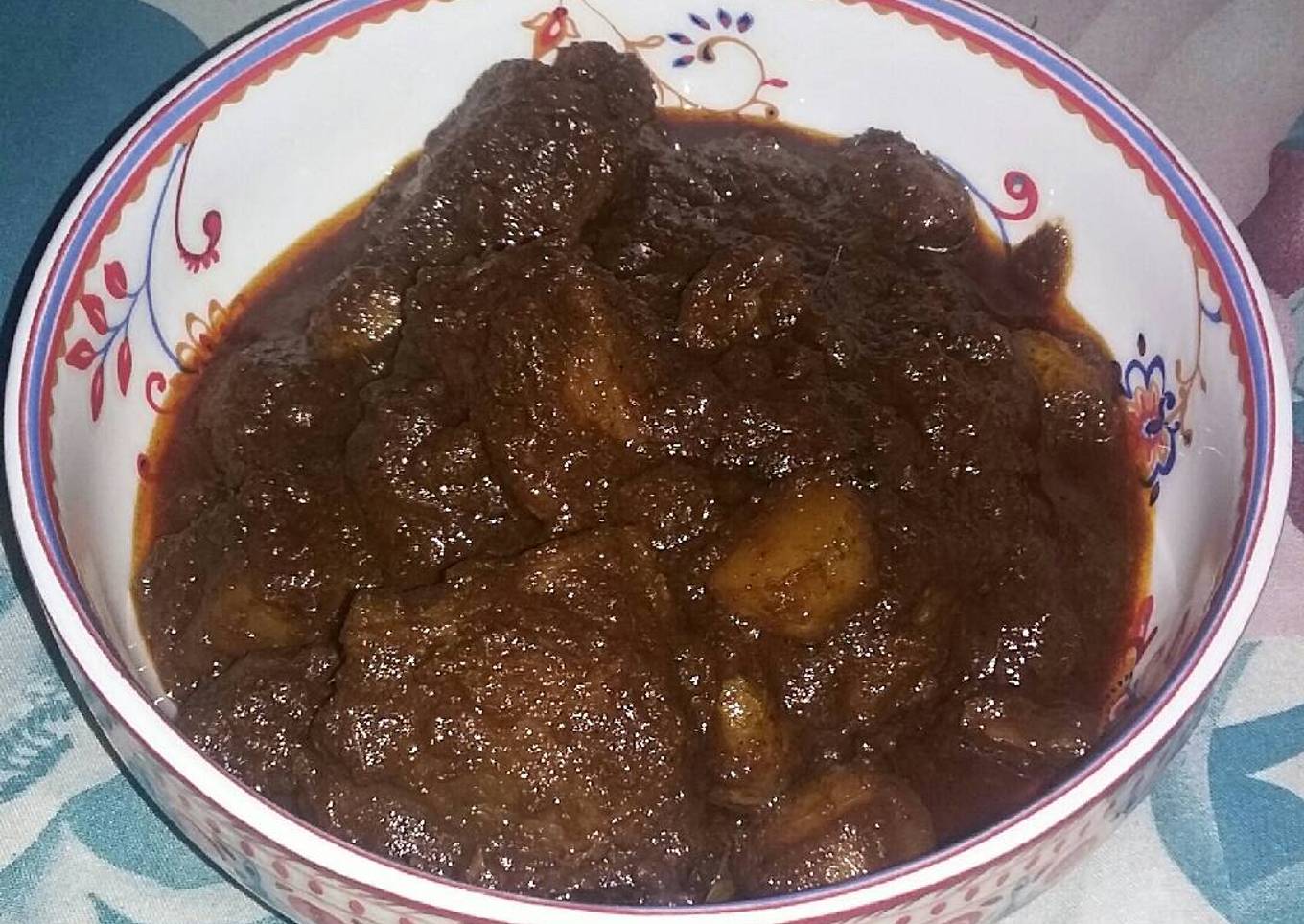Rendang daging sapi