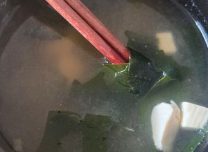 Une photo de Soupe miso maison