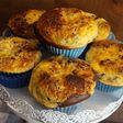 Muffins de chocolate con crema de queso y chips de chocolate