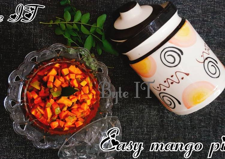 Easy mango pickle