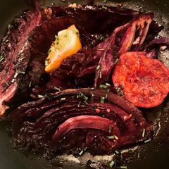 My Braised Red Cabbage with Clementine & Morello Cherry A picture of My Braised Red Cabbage with Clementine & Morello Cherry.