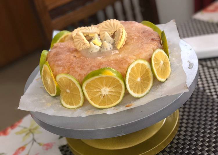 Easiest Way to Prepare Quick Lemon cake with lemon frosting