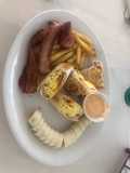 Burrito de huevos y bacons