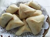 Roti Arab isi Bayam
