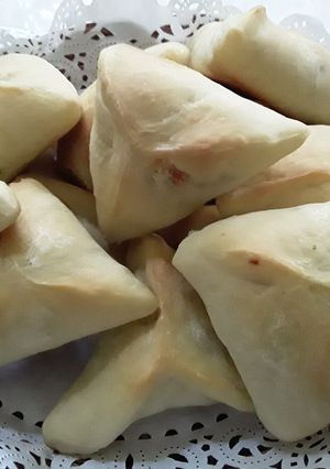 Foto resep Roti Arab isi Bayam