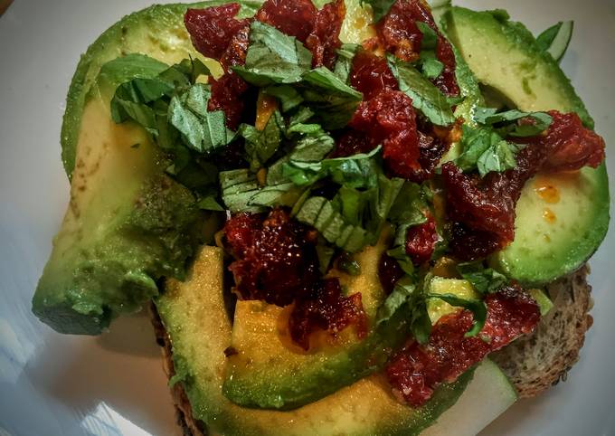 Steps to Make Super Quick Homemade Sundried Tomato Avocado Toast