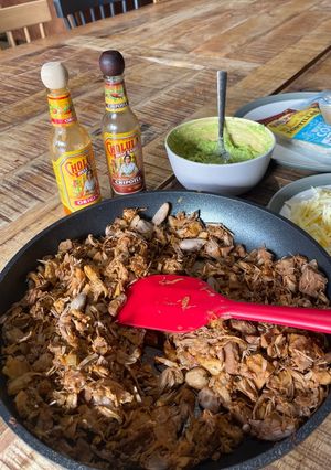 A picture of Jackfruit Carnitas (Vegan Taco Filling).