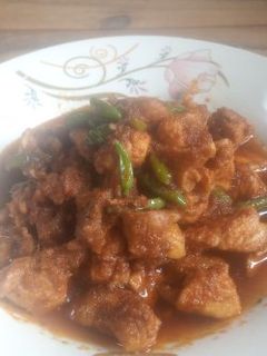 Foto resep Oseng mercon daging ayam