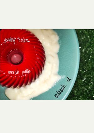 Foto resep Puding Kolam Merah Putih