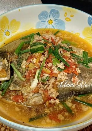 Hình của món Cá chim sốt cà.