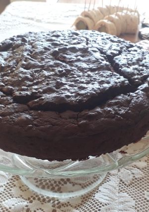 Banános-céklás brownie recept fotója