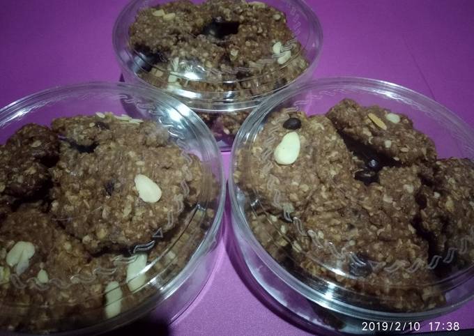 Coffee oats cookies oven tangkring