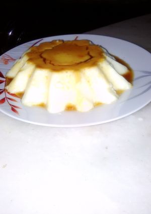 A picture of Mango caramel pudding.
