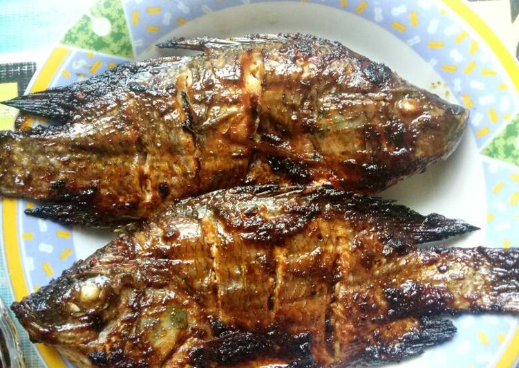 Proses mengolah Ikan mujaer bakar kecap, Bikin Ngiler