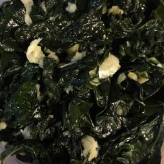 A picture of Kale Garlic with Bouillon.