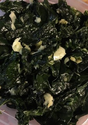 A picture of Kale Garlic with Bouillon.