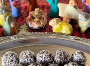 Una foto de trufas saludable