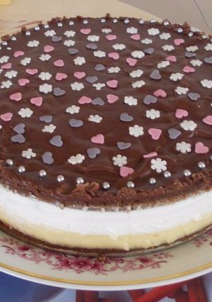 Madártej torta recept fotója